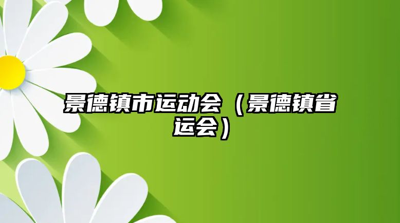 景德鎮(zhèn)市運(yùn)動會（景德鎮(zhèn)省運(yùn)會）