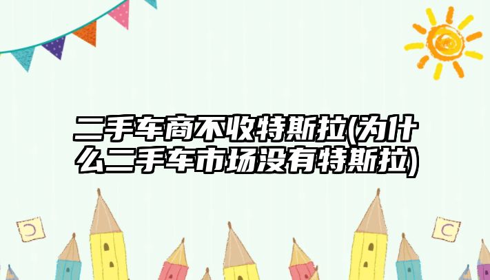 二手車商不收特斯拉(為什么二手車市場沒有特斯拉)