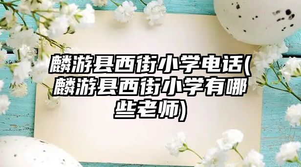 麟游縣西街小學(xué)電話(麟游縣西街小學(xué)有哪些老師)