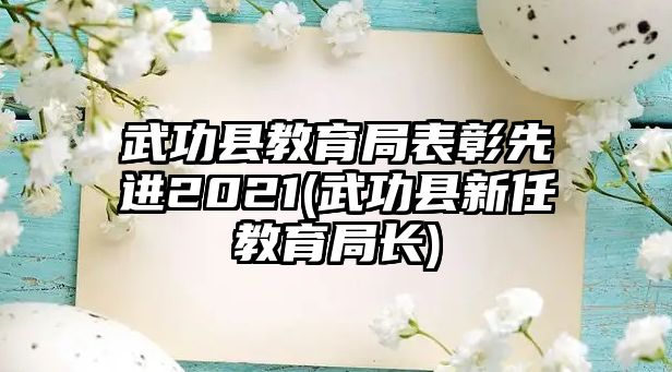 武功縣教育局表彰先進(jìn)2021(武功縣新任教育局長(zhǎng))