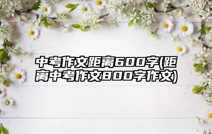 中考作文距離600字(距離中考作文800字作文)