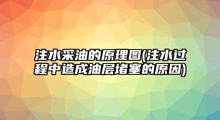 注水采油的原理圖(注水過(guò)程中造成油層堵塞的原因)