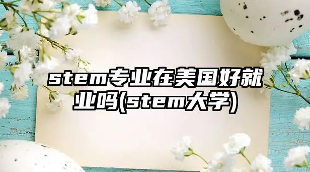 stem專業(yè)在美國(guó)好就業(yè)嗎(stem大學(xué))