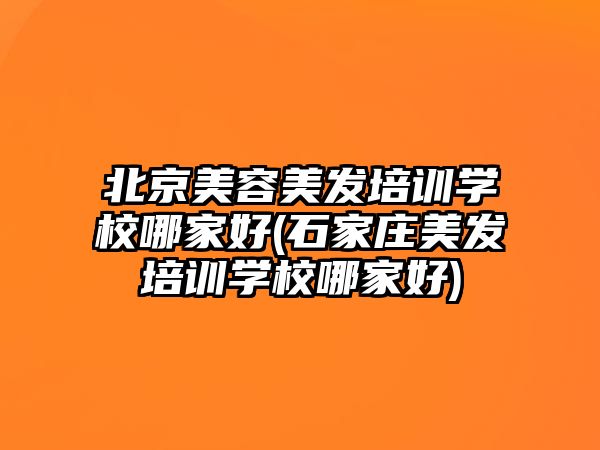 北京美容美發(fā)培訓(xùn)學(xué)校哪家好(石家莊美發(fā)培訓(xùn)學(xué)校哪家好)